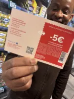 5 euros de réduction à l’achat de 60€ 
